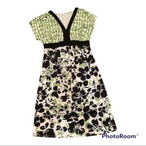 Motherhood Maternity floral and dot print dress